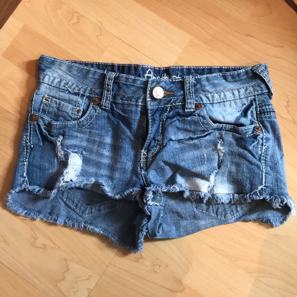 Denim shorts